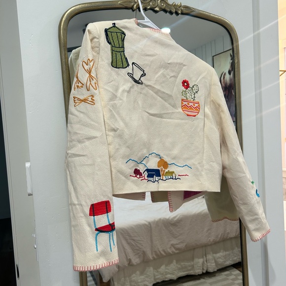 Zara Embroidered Jacket - Picture 6 of 8